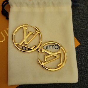 Louis Vuitton Hoop Earrings